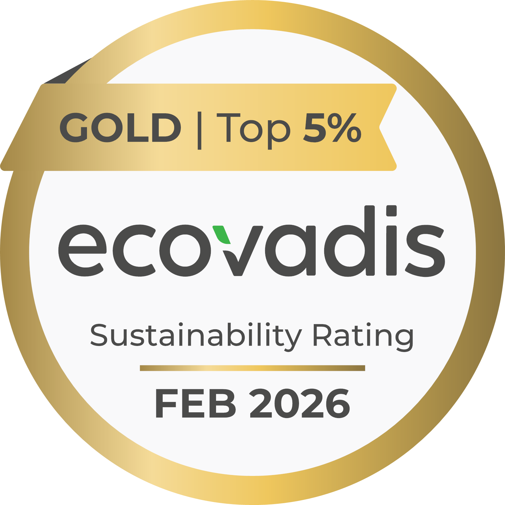 EcoVadis Gold - 2026