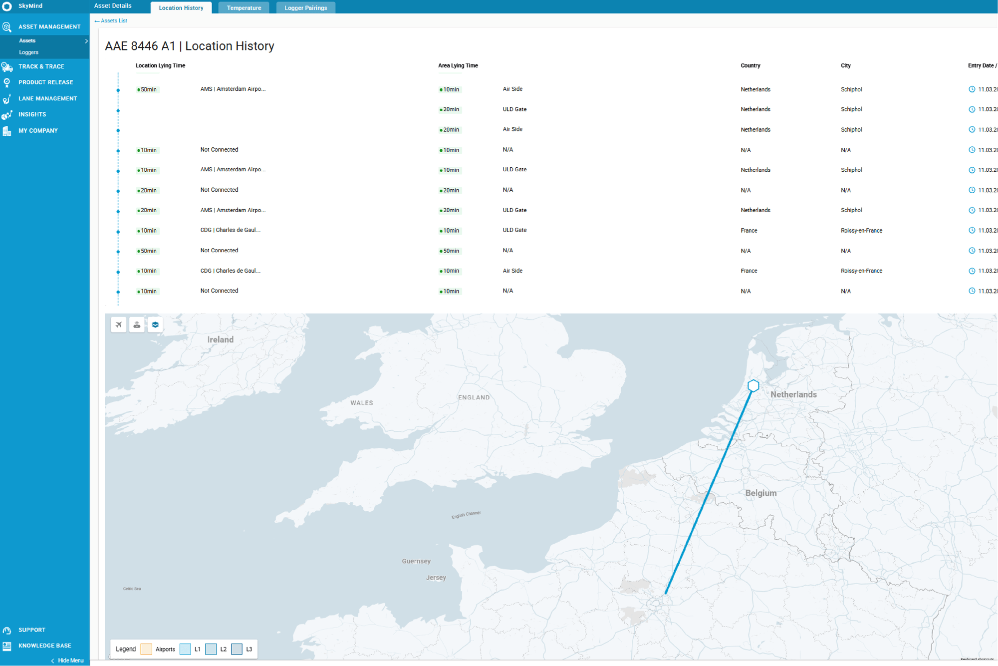 App preview location tracking